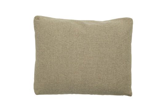 Fine beige fabric cushion Clipped