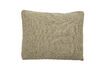 Miniature Fine beige fabric cushion 1