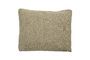 Miniature Fine beige fabric cushion Clipped