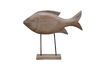 Miniature Fish figurine in light wood Foot 4