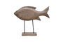 Miniature Fish figurine in light wood Foot Clipped