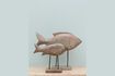 Miniature Fish figurine in light wood Foot 3