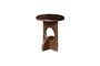 Miniature Fixie dark wood side table Clipped