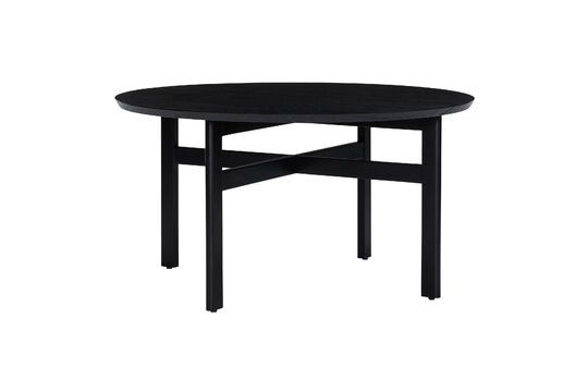 Fjord black ash wood coffee table Clipped