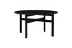 Miniature Fjord black ash wood coffee table 1