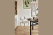 Miniature Fjord wide dining table in black ash wood 7