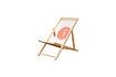 Miniature Flèche light wood garden chair 6