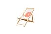 Miniature Flèche light wood garden chair 1