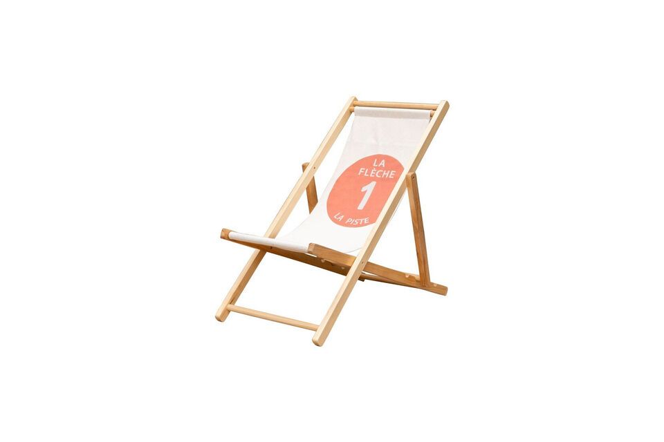 Flèche light wood garden chair Chehoma