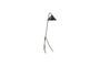 Miniature Flola brown brass floor lamp Clipped