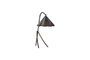 Miniature Flola brown brass table lamp Clipped