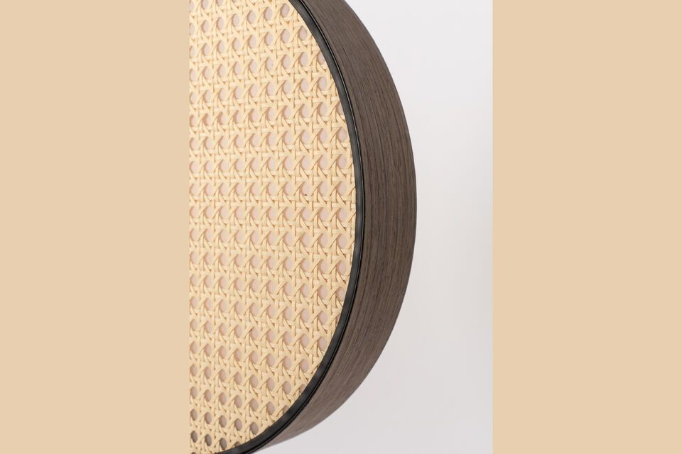 Floor lamp in brown rattan Sien - 8