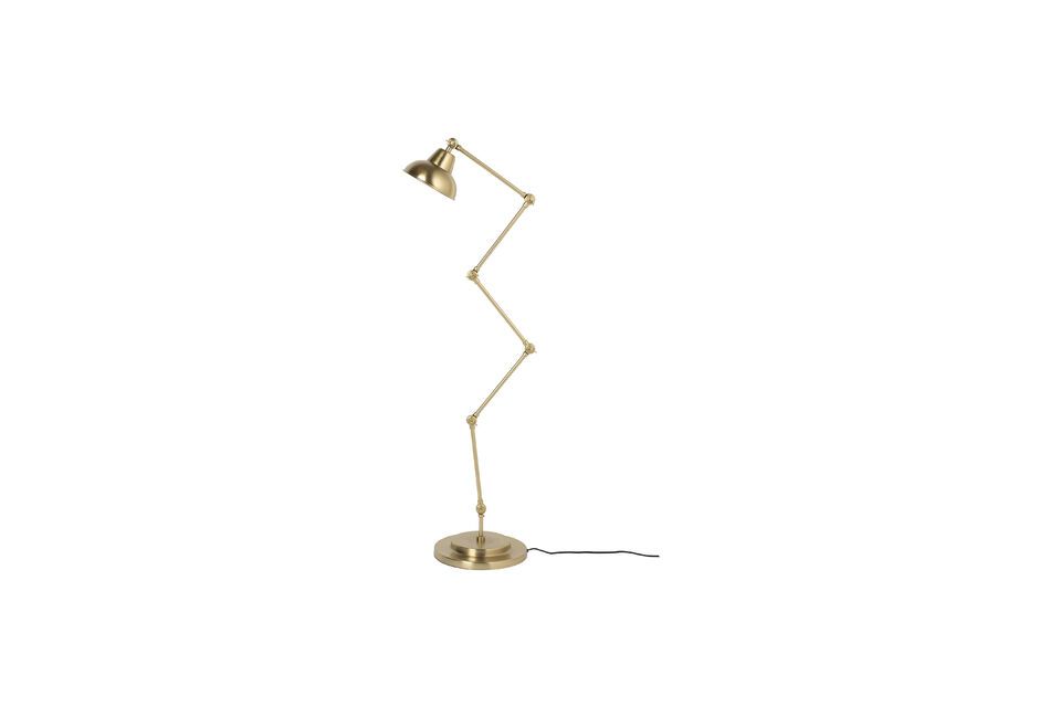 Floor lamp in gilded iron Xavi - 4