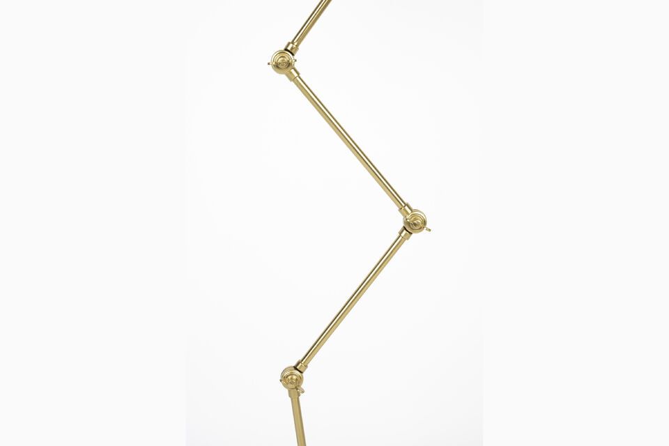 Floor lamp in gilded iron Xavi - 6