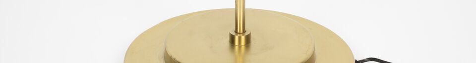 Material Details Floor lamp in gilded iron Xavi