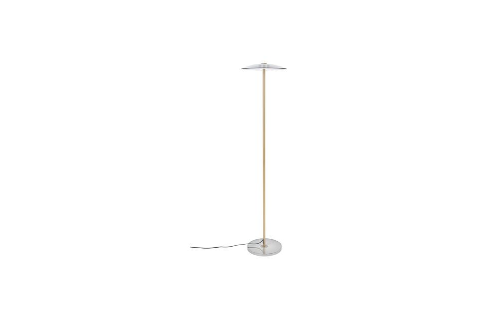 Floor lamp in gilded tempered glass Float Zuiver