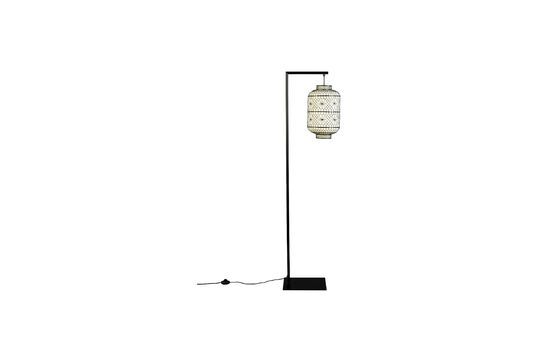 Floor lamp in white iron Ming Clipped