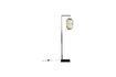 Miniature Floor lamp in white iron Ming 1