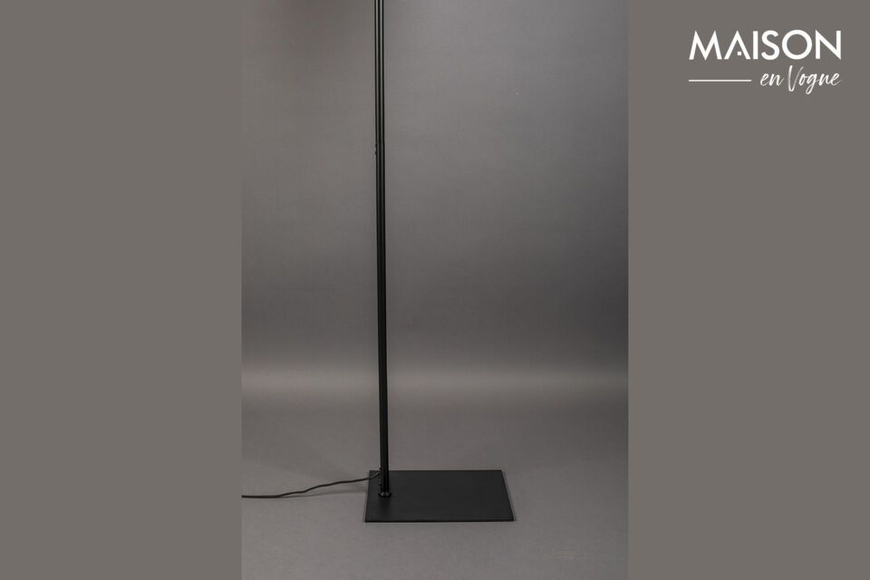 Floor lamp in white iron Ming - 5