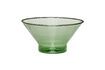 Miniature Flora green glass bowl 1