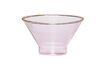 Miniature Flora pink glass bowl 1