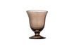 Miniature Florentine brown recycled glass wine glass 1