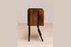 Miniature Flow dark wood side table 3