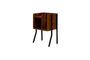 Miniature Flow dark wood side table Clipped