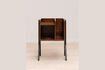 Miniature Flow dark wood side table 4