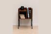 Miniature Flow dark wood side table 5