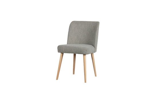 Force light grey sheepskin effect chair Clipped