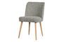 Miniature Force light grey sheepskin effect chair Clipped