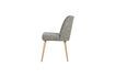 Miniature Force light grey sheepskin effect chair 3