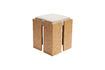 Miniature Forma grey wooden stool 1