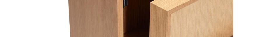 Material Details Forma light wood chest of drawers