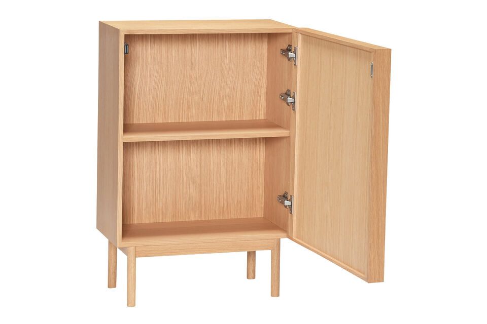 The Forma dresser in light wood offers practical