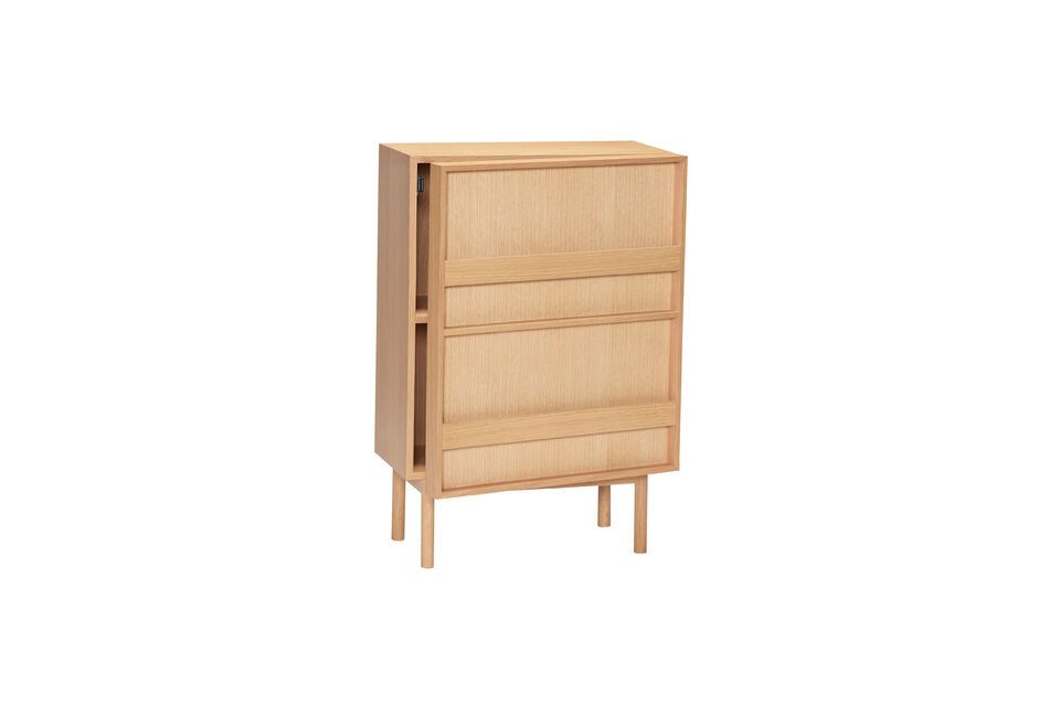 With its spacious drawers and contemporary design