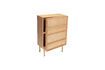 Miniature Forma light wood chest of drawers 5