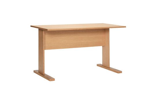 Forma light wood desk Clipped