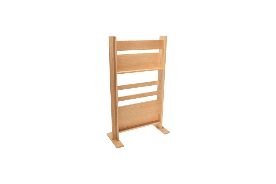 Give your magazines and documents a stylish home with the Forma magazine rack in light wood