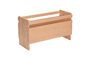 Miniature Forma light wood planter Clipped