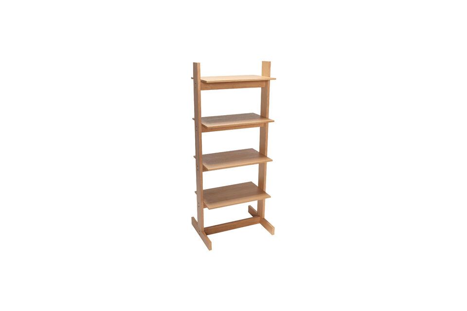 Organize your space in style with our Forma light wood shelf