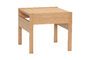 Miniature Forma light wood side table Clipped