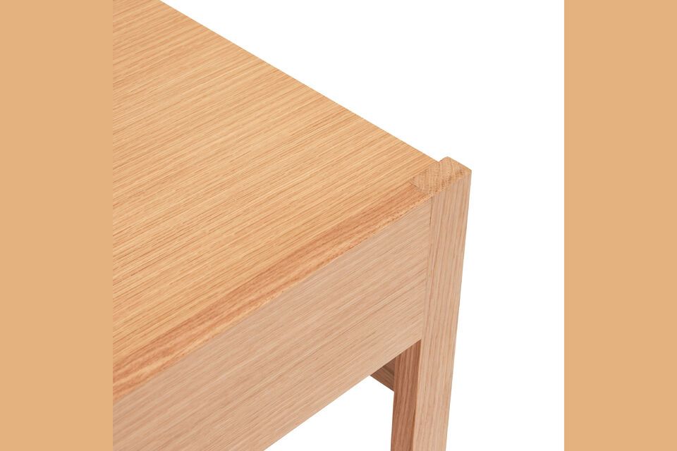 Add a touch of sophistication to your interior with our Forma light wood side table