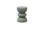 Miniature Forms gray metal side table Clipped