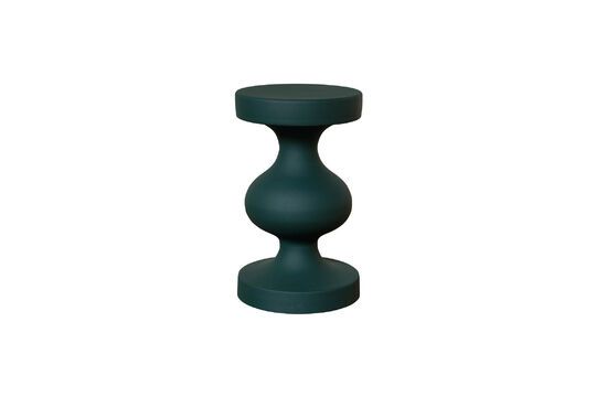 Forms green iron side table Clipped