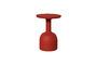 Miniature Forms red metal side table Clipped