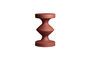 Miniature Forms rust metal side table Clipped