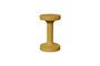 Miniature Forms yellow metal side table Clipped