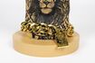 Miniature Fother Mucker Lion beige resin side table 8